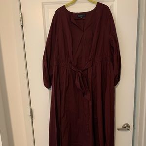 Eloquii Plus Red Dress that Ties Around Waist Size 20